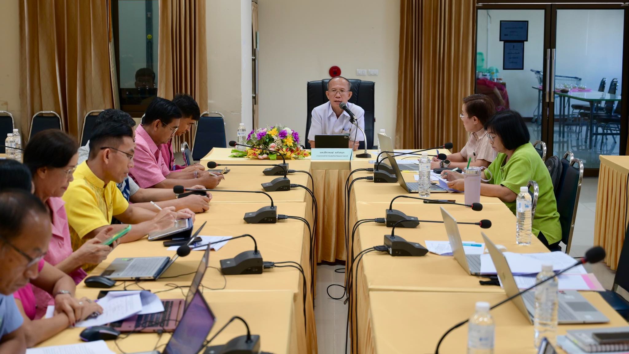 นพ.สสจ.อุบลฯ ประธานการประชุมคณะกรรมการบริหารสาธารณสุขจังหวัดอุบลราชธานี (กกบ.) ครั้งที่ ๔/๒๕๖๘