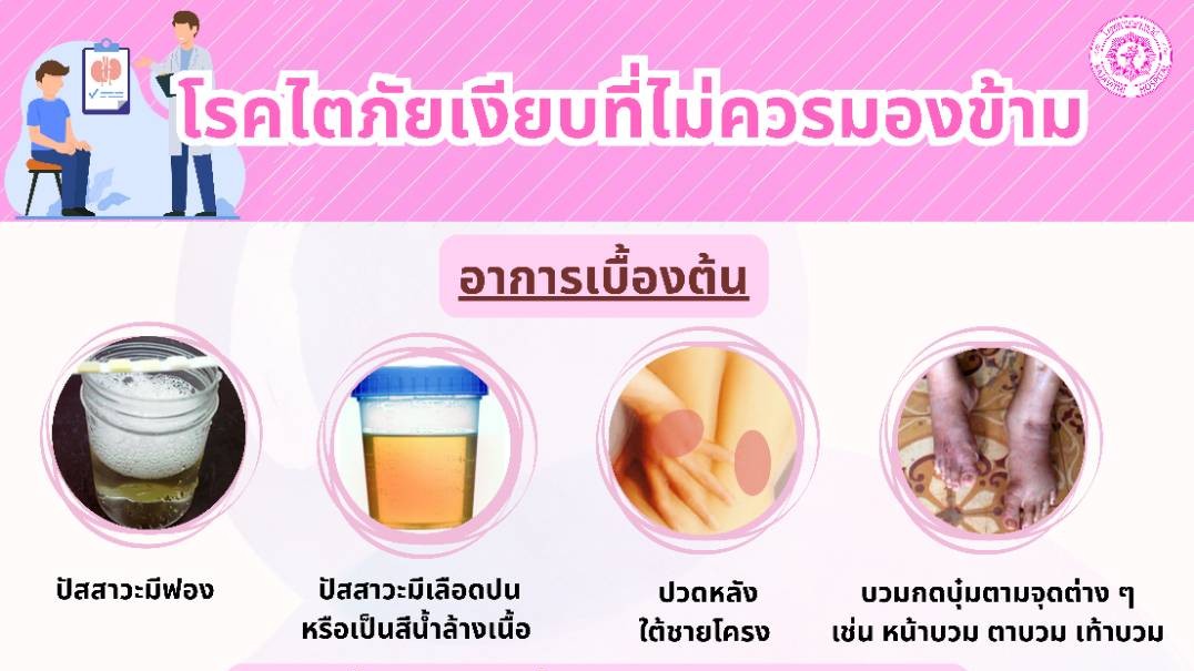 โรงพยาบาลราชวิถี กรมการแพทย์เตือนโรคไตภัยเงียบที่ไม่ควรมองข้าม