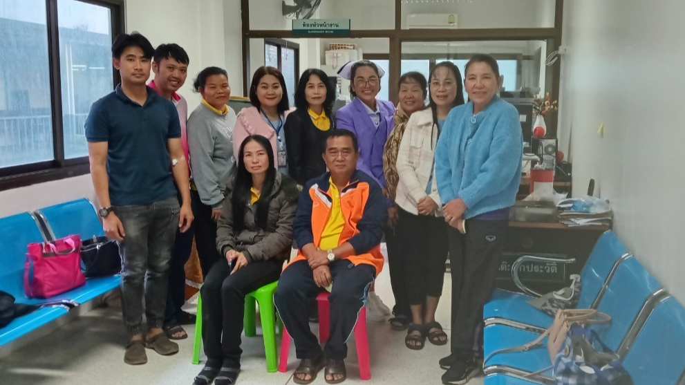 ตรวจสุขภาพประจำปี  ให้กับบุคลากรบุคลากรโรงเรียนรัชมังคลาภิเษกบ้านโนนป่าเลา