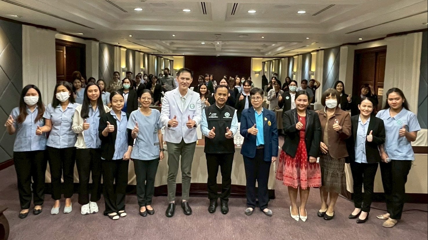 รพ.เสนา เข้าร่วมประชุมเชิงปฏิบัติการแลกเปลี่ยนเรียนรู้การขับเคลื่อนความรอบรู้ด้า...