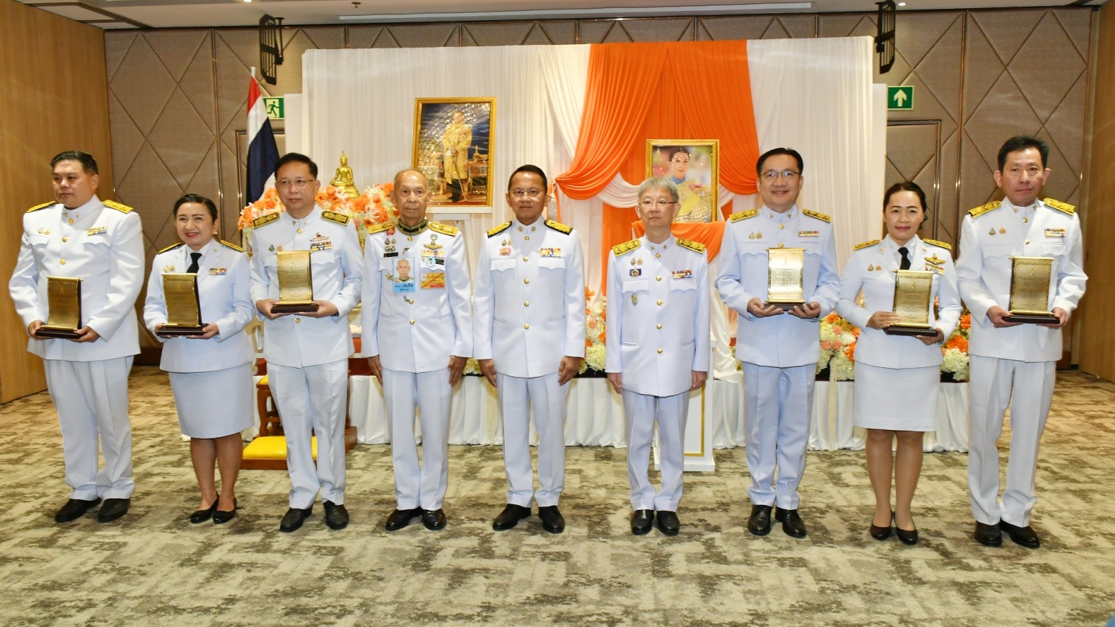 พิธีรับโล่พระราชทานสมเด็จพระเจ้าลูกเธอ เจ้าฟ้าพัชรกิติยาภา นเรนทิราเทพยวดี กรมหลวงราชสาริณีสิริพัชร มหาวัชรราชธิดา