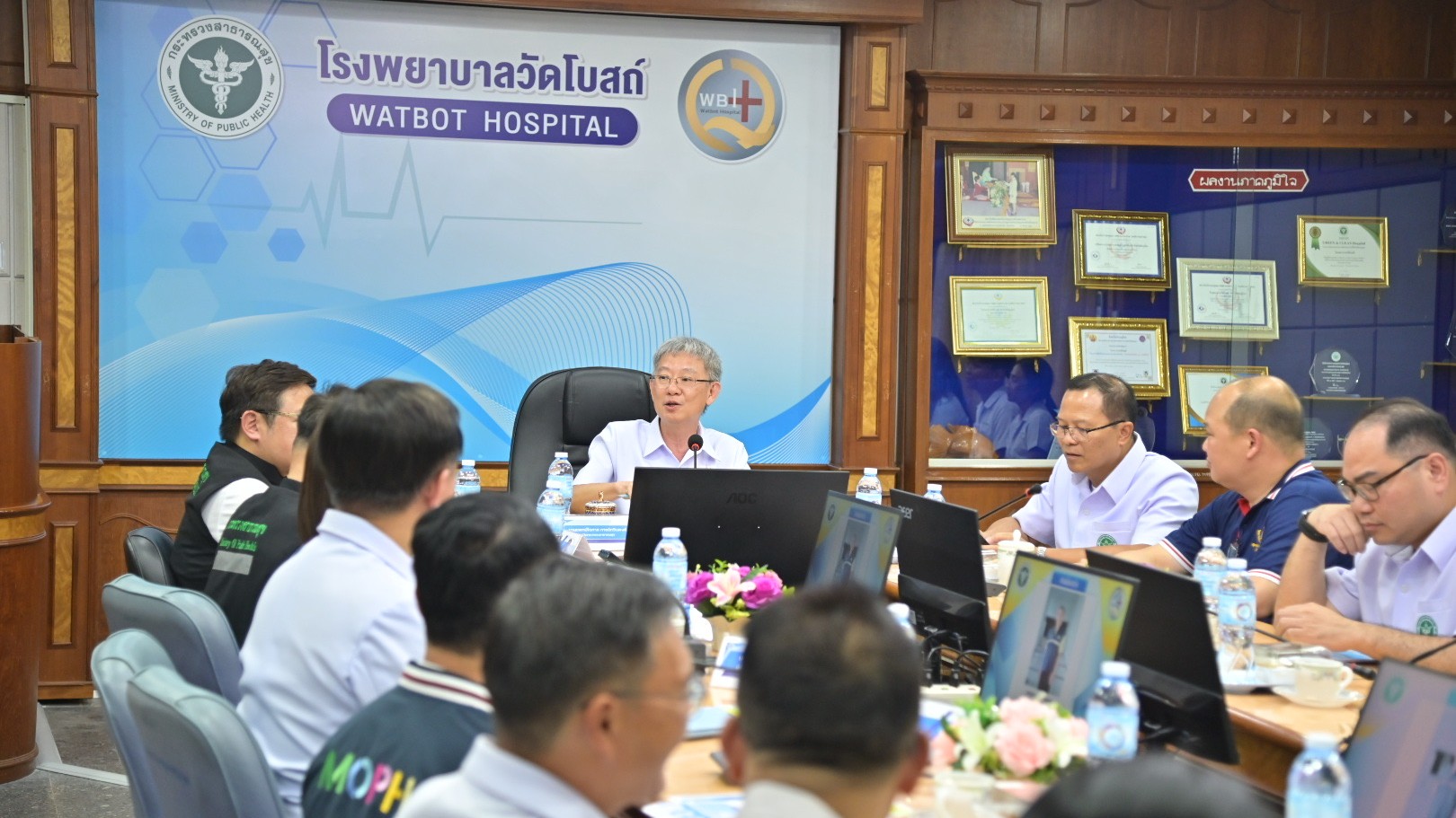 ปลัด สธ. เยี่ยมให้กำลังใจบุคลากร เจ้าหน้าที่ รพ.วัดโบสถ์ จ.พิษณุโลก