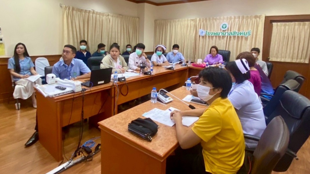โรงพยาบาลสิงห์บุรี ร่วมกับ ซีพี ประชุมเตรียมความพร้อม การฝึกซ้อมดับเพลิงและฝึกซ้อมอพยพหนีไฟ