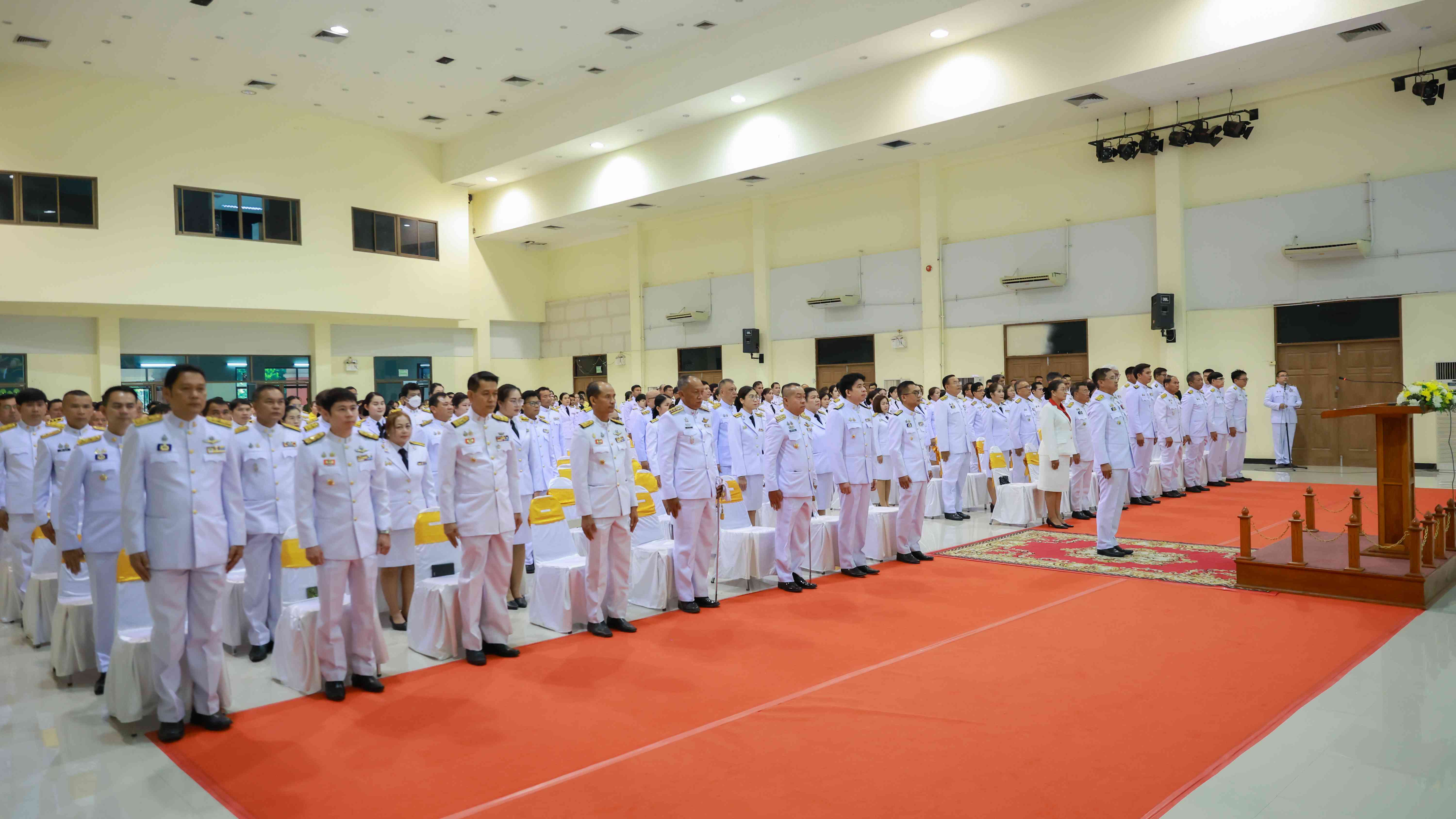 สสจ.มหาสารคาม  ร่วมพิธีถวายราชสักการะเนื่องใน 