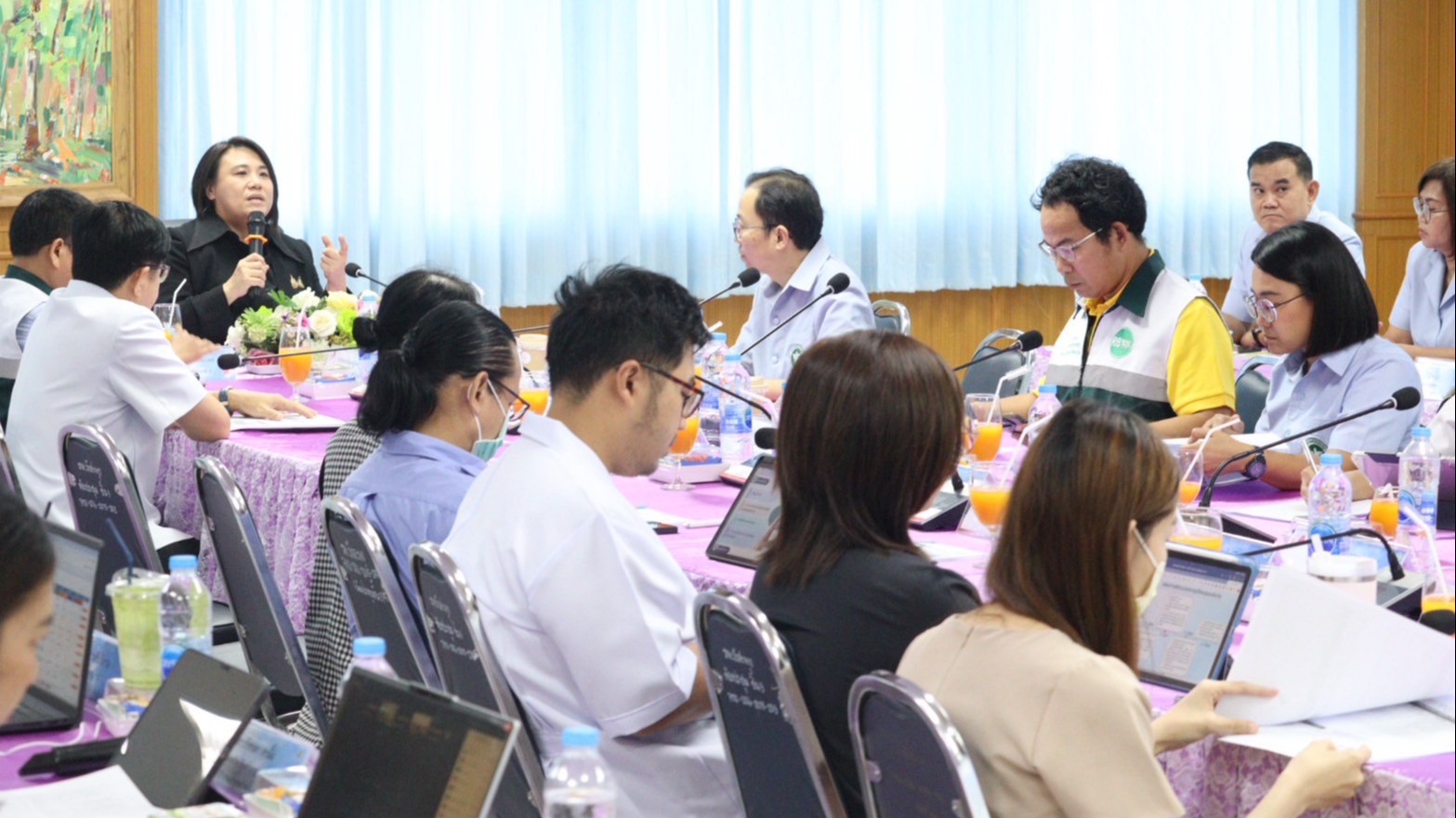 สสจ.เลย ร่วม ติดตามความก้าวหน้า รพ.วังสะพุง  โรงพยาบาลแม่ข่าย ขับเคลื่อน Service Plan ปี 2568