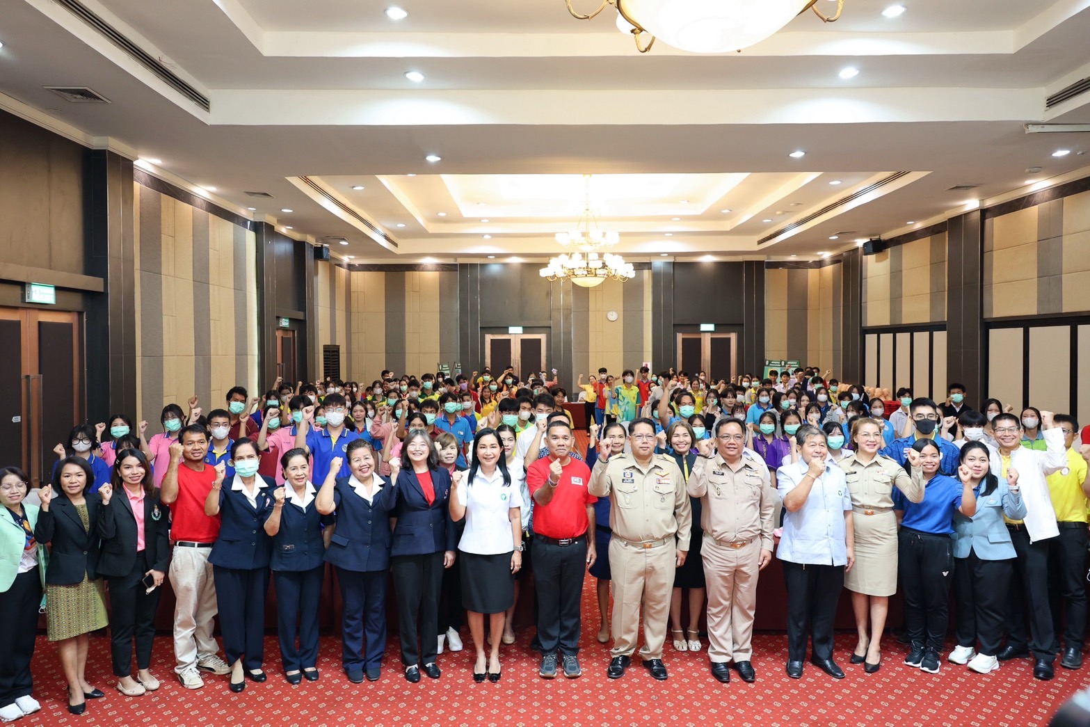 โรงพยาบาลหนองคาย ; ร่วมพิธีเปิดการอบรม โครงการเครือเจริญโภคภัณฑ์ สนับสนุนเยาวชนไ...