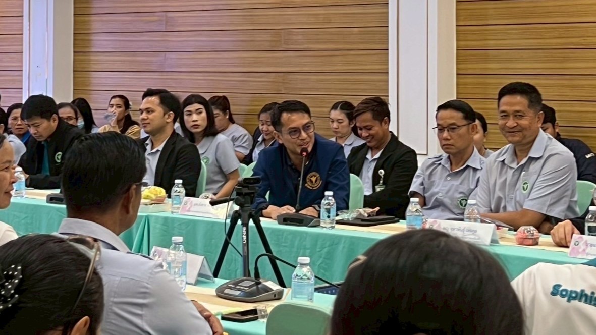 สสจ.สกลนคร “ร่วมประชุมวิชาการถอดบทเรียนการดูแลผู้ป่วยจิตเวชจากสารเสพติด โรงพยาบาลโซ่พิสัย ศูนย์พักคอย “นาคาล้อมรักษ์ อำเภอโซ่พิสัย โมเดล””