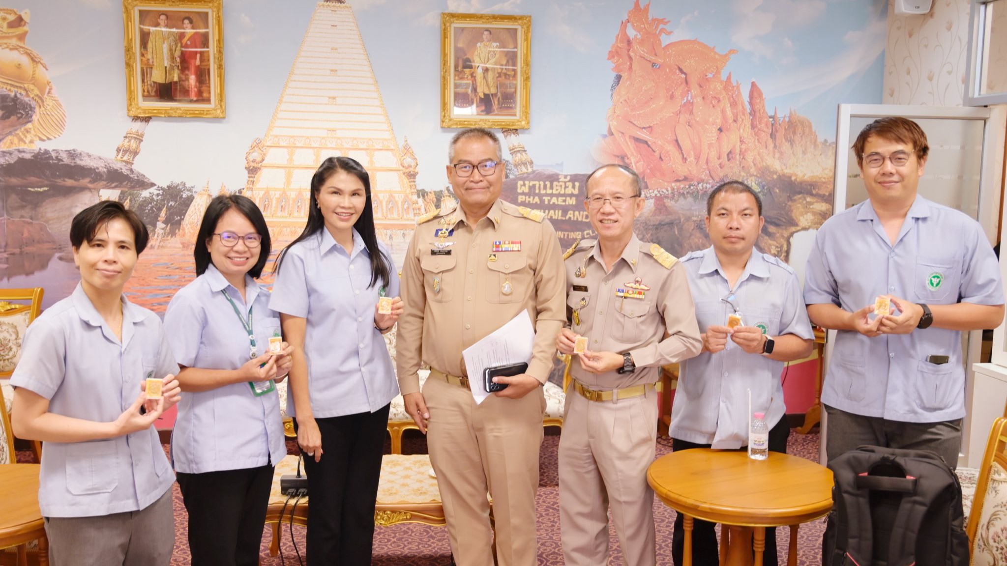 นพ.สสจ.อุบลฯ ร่วมซักซ้อมการนำเสนอผลการดำเนินงานโครงการ TO BE NUMBER ONE จังหวัดอ...