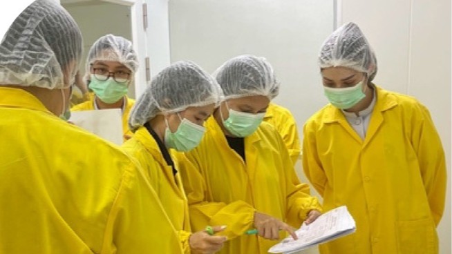 สสจ.สมุทรปราการ ลงพื้นที่เข้าตรวจอนุญาตสถานที่ผลิตสมุนไพร ณ บริษัท เคที อินเตอร์...