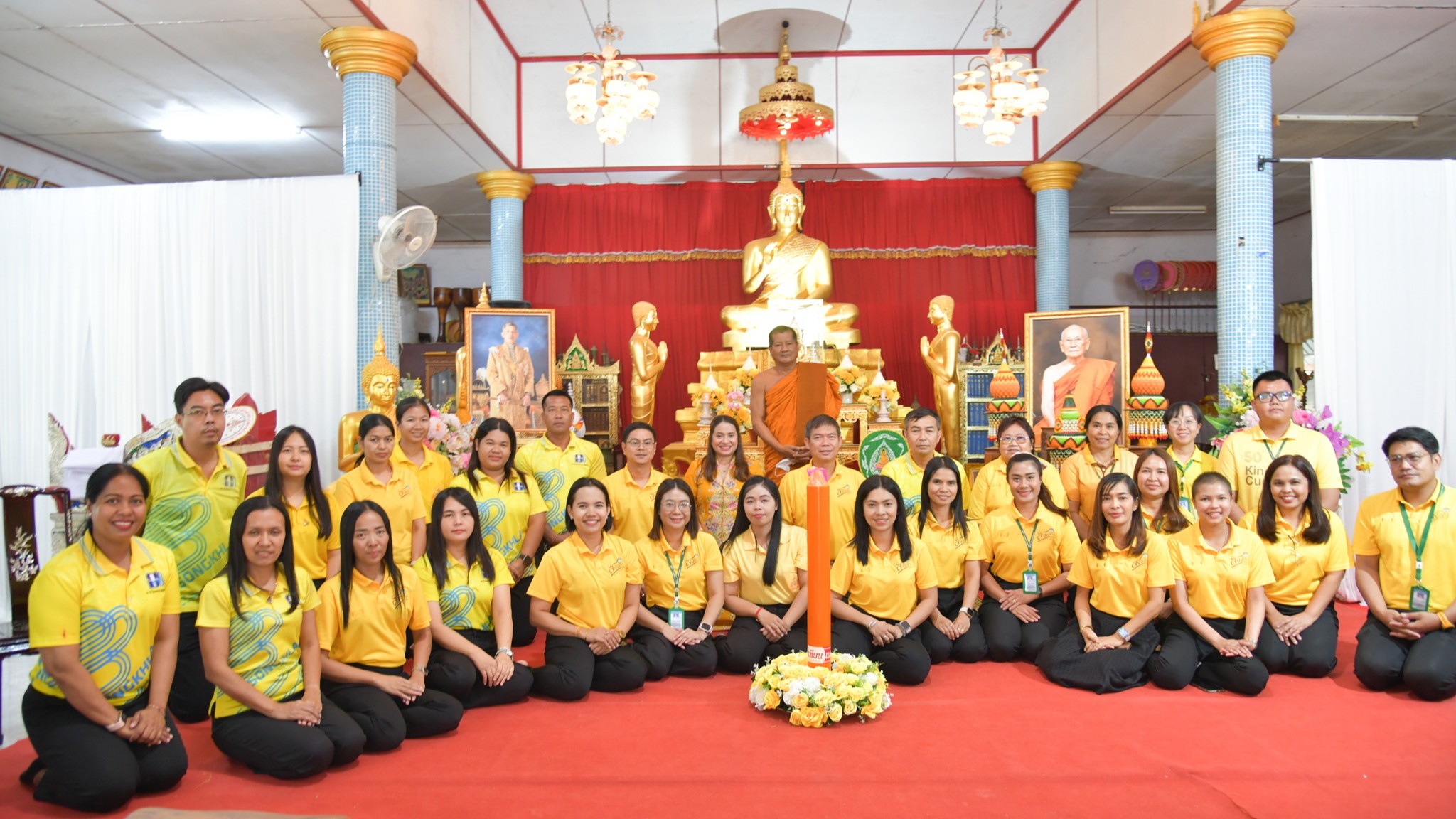 โรงพยาบาลสงขลา ถวายเทียนพรรษาและผ้าอาบน้ำฝน เนื่องในเทศกาลวันเข้าพรรษา ประจำปี 2568