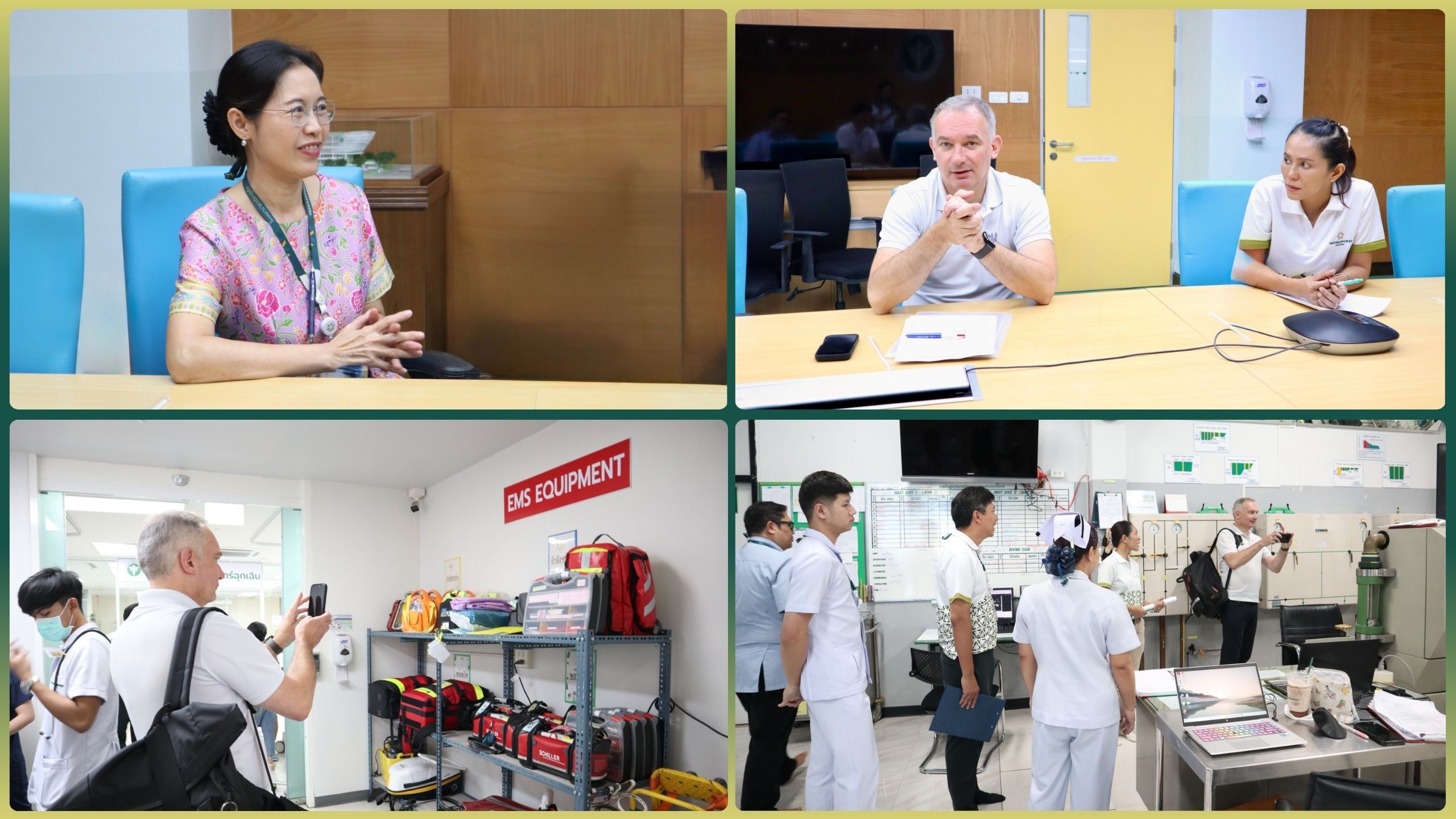 รพ.วชิระภูเก็ต ต้อนรับคณะเยี่ยมชม ฝ่ายปฏิบัติการทางการแพทย์ บริษัท อลิอันซ์ พาร์ทเนอร์ส