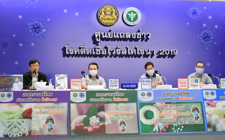 แถลงข่าว COVID-19 ….. (12 เมษายน 2563)