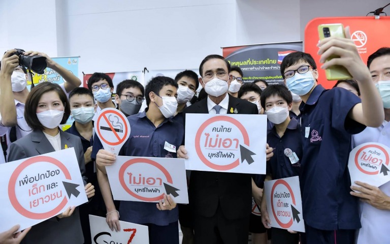 นายก รณรงค์ชูประเด็น “คนไทยไม่เอาบุหรี่ไฟฟ้า” เพื่อปกป้องเด็กและเยาวชน