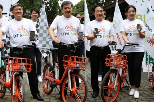 สธ.จับมือAIS และ Mobike เชิญชวนประชาชน เจ้าหน้าที่ ขี่จักรยานบนเส้นทางจักรยานสาธารณะ