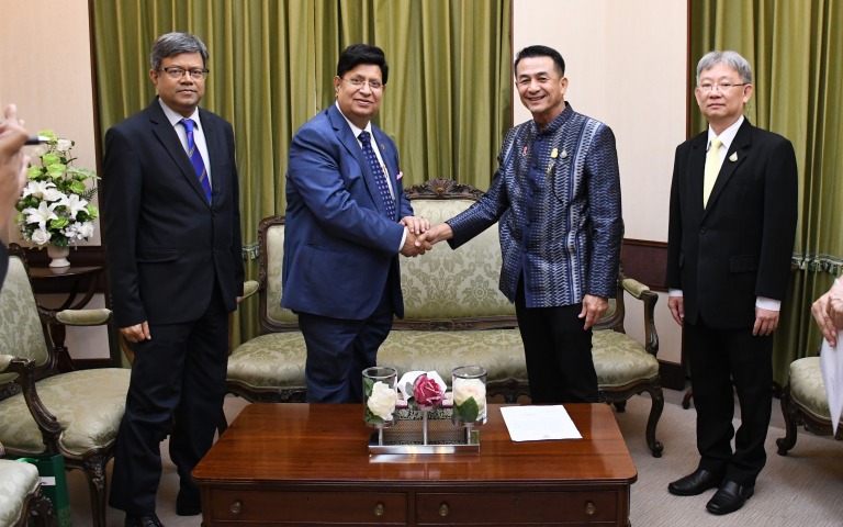 รัฐมนตรีต่างประเทศบังกลาเทศ เข้าเยี่ยมคารวะ รัฐมนตรีว่าการกระทรวงสาธารณสุขไทย