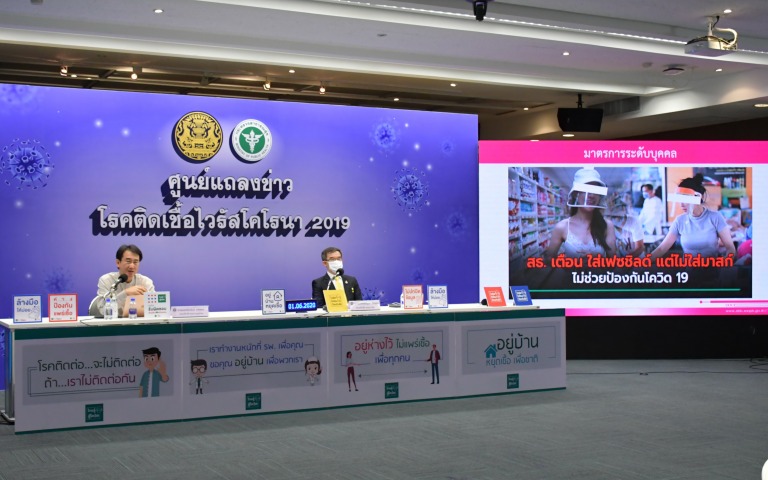 แถลงข่าว COVID-19 ….. (1 มิถุนายน 2563)