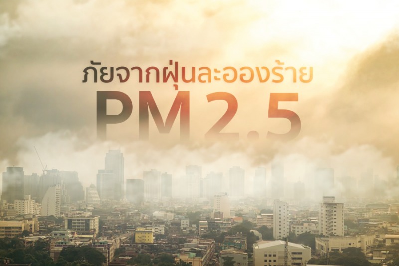 ย้ำสวมแมสก์ ฝุ่น PM2.5