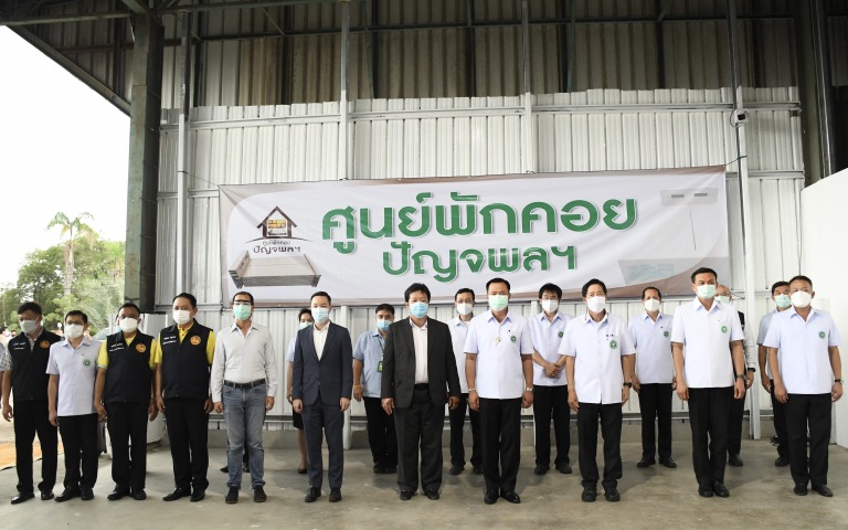 เปิดโรงพยาบาลสนามและศูนย์พักคอยในโรงงานปัญจพล จ.สมุทรสาคร