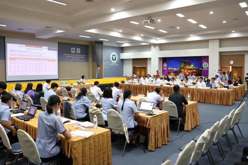 นพ.สสจ.อุบลฯ ร่วมการประชุมสรุปผลตรวจราชการรอบที่ 1 ประจำปีงบประมาณ 2567 และสรุปผ...