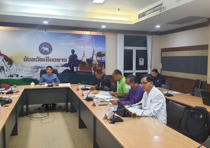 สสจ.เชียงราย ร่วมประชุมเตรียมความพร้อมในการกำหนดแนวทางการลงพื้นที่ตรวจประเมินเพื...