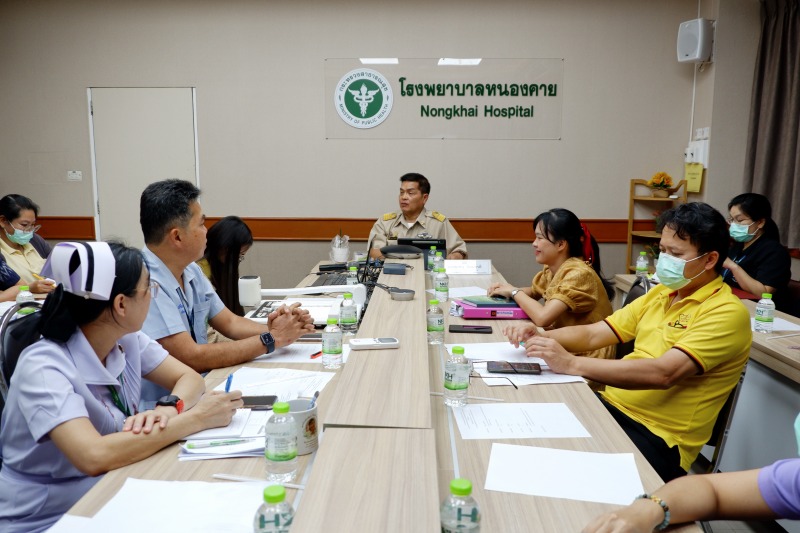 โรงพยาบาลหนองคาย ; ประชุมคณะกรรมการจัดวางระบบควบคุมภายใน , คณะกรรมการติดตามประเม...