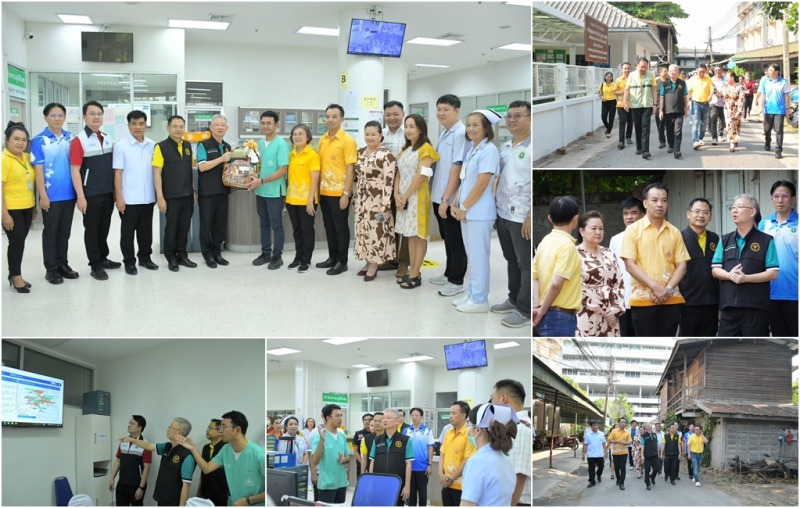 ปลัดกระทรวงสาธารณสุข ลงพื้นที่ตรวจเยี่ยมให้กำลังใจบุคลากร และติดตามความพร้อมในกา...