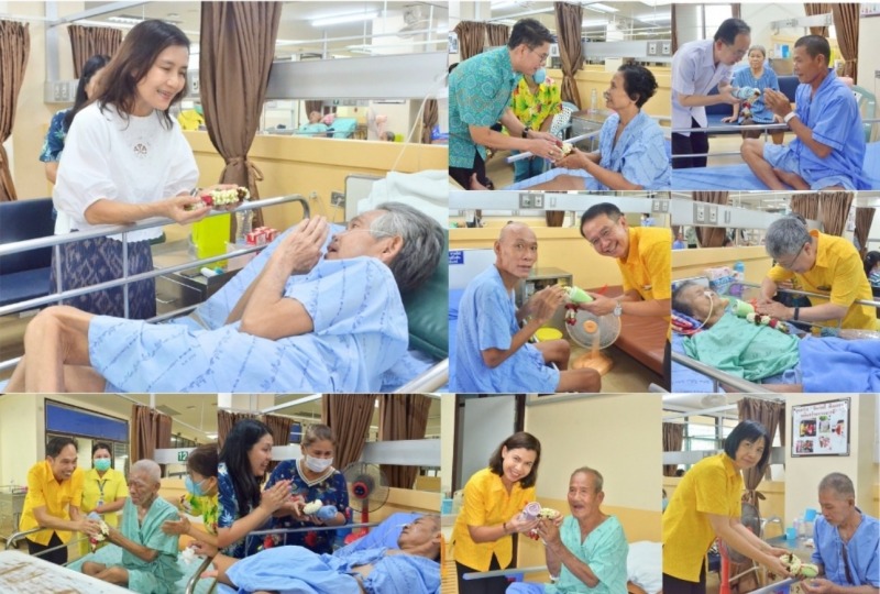โรงพยาบาลพิจิตรเยี่ยมให้กำลังใจผู้ป่วยหอผู้ป่วยสูงอายุ
