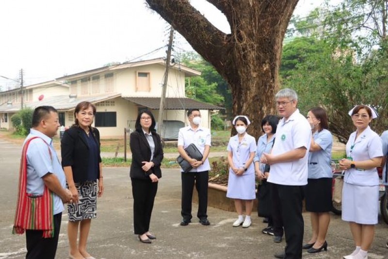 การลงพื้นที่ตรวจเยี่ยม รพ.แม่ลาว จ.เชียงราย โดย ผู้ช่วยผู้ตรวจราชการกระทรวงสาธารณสุข เขตสุขภาพที่ 1